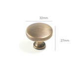 VintageBrass Europäische Messinggriffe – Elegante Bronzegriffe für Schränke, Schubladen und Möbel