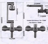 FlexSteel 4-Positionen-Wandkran