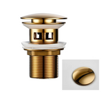 LuxePop Pop-Up Abflussstöpsel – Edle Waschbecken-Abflusslösung in Schwarz, Gold & Roségold