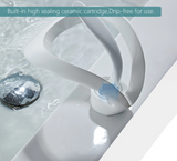 AquaLuxe Wasserfall-Waschtischarmatur