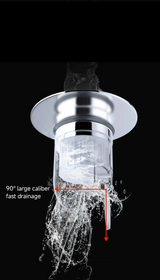 CleanSeal Universal-Pop-Up-Spülbeckenstöpsel