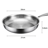 TitanPro – Reine Titan Bratpfanne mit Hammerschuppen-Muster