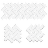 StickaTile 3D Fliesenoptik Wandaufkleber – Selbstklebende Hitzebeständige Fliesensticker (10 Stück)