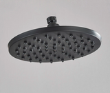 AurumRain Regendusche Kopf – Gebürstetes Gold Messing Duschkopf | Rundes Design | Luxuriöses Duscherlebnis