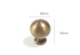 VintageBrass Europäische Messinggriffe – Elegante Bronzegriffe für Schränke, Schubladen und Möbel