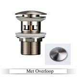 LuxDrain Pop-Up-Abflussstöpsel – Stilvoller Waschbeckenstöpsel in Schwarz, Gold und Rosé