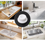 OVERFLOWSTOP – Universelle Überlaufabdeckung für Waschbecken, Badewanne oder Spüle