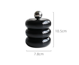 CeramiLux Kreatives Keramik Aufbewahrungsglas mit Deckel