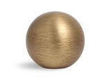 Valnora WoodLine Möbelgriff & Knopf – Bronze-Messing Look mit Walnussholz Akzent (128 mm)