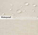 AquaScallop Luxus Duschvorhang – Wasserdicht mit Wellensaum