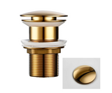 LuxePop Pop-Up Abflussstöpsel – Edle Waschbecken-Abflusslösung in Schwarz, Gold & Roségold