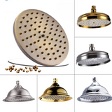 AurumRain Regendusche Kopf – Gebürstetes Gold Messing Duschkopf | Rundes Design | Luxuriöses Duscherlebnis