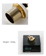 LuxDrain Pop-Up-Abflussstöpsel – Stilvoller Waschbeckenstöpsel in Schwarz, Gold und Rosé