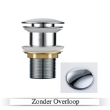 LuxDrain Pop-Up-Abflussstöpsel – Stilvoller Waschbeckenstöpsel in Schwarz, Gold und Rosé