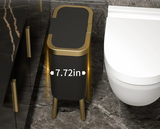 GoldenSlim Moderner Mülleimer mit Deckel