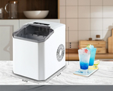FrostQuick Eiswürfelmaschine Kompakt – Elektrischer Eisbereiter | 9 Eiswürfel in 6 Minuten | Tragbare Küchenlösung