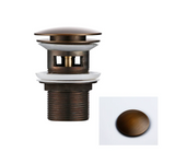 LuxePop Pop-Up Abflussstöpsel – Edle Waschbecken-Abflusslösung in Schwarz, Gold & Roségold