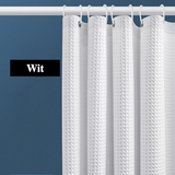 AquaWafel Luxus-Duschvorhang – Extra dickes Waffelmuster