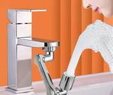 360° drehbarer Wasserhahn-Aufsatz aus Metall – Wassersparender Strahlregler mit Verlängerungsfunktion