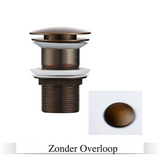 LuxDrain Pop-Up-Abflussstöpsel – Stilvoller Waschbeckenstöpsel in Schwarz, Gold und Rosé