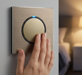 PowerLux Wandsteckdose Braun – Schuko Steckdose Aluminium | USB & Netzwerkanschluss | Moderne Unterputz Lösung