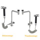 SteelFlow Küchenarmatur aus Edelstahl für den Innen- und Außenbereich