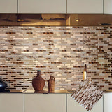 Golden Mosaic Luxe – Selbstklebende Wandfliesen