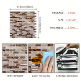 Golden Mosaic Luxe – Selbstklebende Wandfliesen