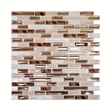 Golden Mosaic Luxe – Selbstklebende Wandfliesen