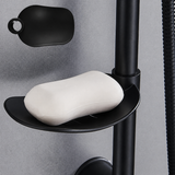 Getrenntes Duschsystem für Badewanne mit Regendusche und Handbrause – Höhenverstellbare Komplettlösung in Schwarz oder Chrom