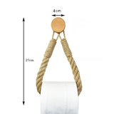 HangEasy Nagelfreier Handtuchhalter und Toilettenpapierhalter aus Seil