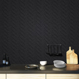 Herringbone Luxe – Selbstklebende Wandfliesen