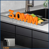 Luxuriöses, schwarzes, multifunktionales Küchenspülbecken – Edelstahl 304 | 68 oder 75 cm | Mit ausziehbarem Flying Rain-Wasserhahn und Zubehör