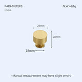 Aurivon LuxeGrip Möbelgriff aus Vollmessing