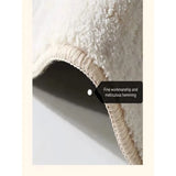 UrbanLetter INS Designmatte – Schwarze Bodenmatte für Schlafzimmer & Wohnzimmer