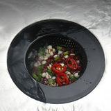 CLEANDRIP Abflussfilter aus Edelstahl, schwarz, mit Griff