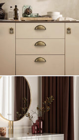 Bronvella ArcRetro Möbelgriff in Antik-Kupfer