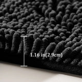 PlushPad Luxus-Badematte aus Chenille – Rutschfest und superweich – Für ultimativen Badezimmerkomfort