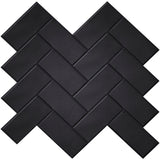 Herringbone Luxe – Selbstklebende Wandfliesen