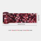 DecoMosaic Wasserdichte Mosaik Wandaufkleber