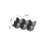 OvoLux Keramik Eierhalter – 6- & 12-Fach Eierablage für Küche & Kühlschrank