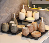 CeramiLux Vintage Badezimmer Set