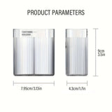 SmileKeeper Wandmontierter Zahnbürstenhalter