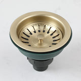 AquaGuard Edelstahl Spülbecken Sieb mit Geruchsfilter – Pop-Up Stopfen & Anti-Verstopfung Korb