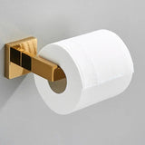 Papierrollenhalter aus 304 Edelstahl, goldfarben, für Badezimmer