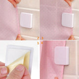 AquaFix Duschvorhang-Clips – 2er- und 6er-Set