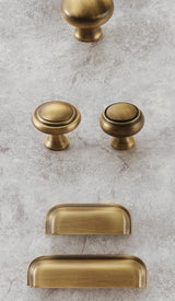 Bronvella ArcRetro Möbelgriff in Antik-Kupfer