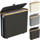 RollGuard Eleganter WC-Papierkorb mit Deckel – Geschlossener Aufbewahrungsbehälter für Toilettenpapier