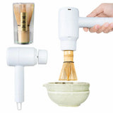 SchaumMeister Matcha-Aufschäumer – Elektrischer Matcha-Schäumer mit Akku | Schnelles Aufschäumen | Wiederaufladbarer Milch- und Matcha-Aufschäumer