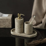 ImperialMarble Kaiserlicht – Luxus Badset aus echtem Naturmarmor (7-teilig)